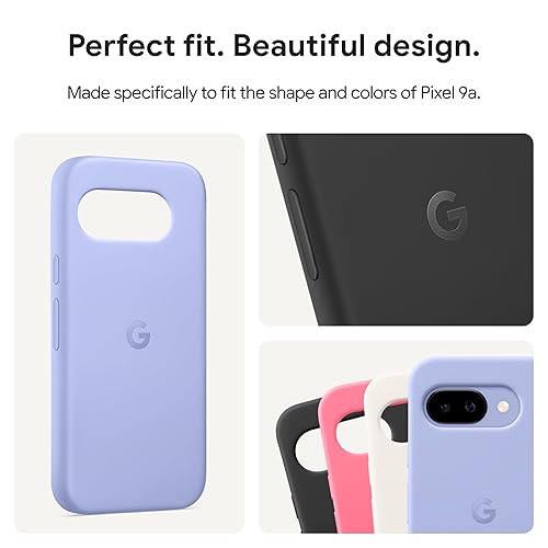 Google Pixel 9a Case - Durable Protection - Stain-Resistant Silicone - Android Phone Case - Peony