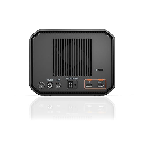 SanDisk Professional 52TB G-RAID Project 2 - External Hard Drive HDD, Thunderbolt 3, USB (10Gbps), 7200RPM Ultrastar Hard Drive, Up to 540MB/s Read - SDPHK2H-052T-NBAAD