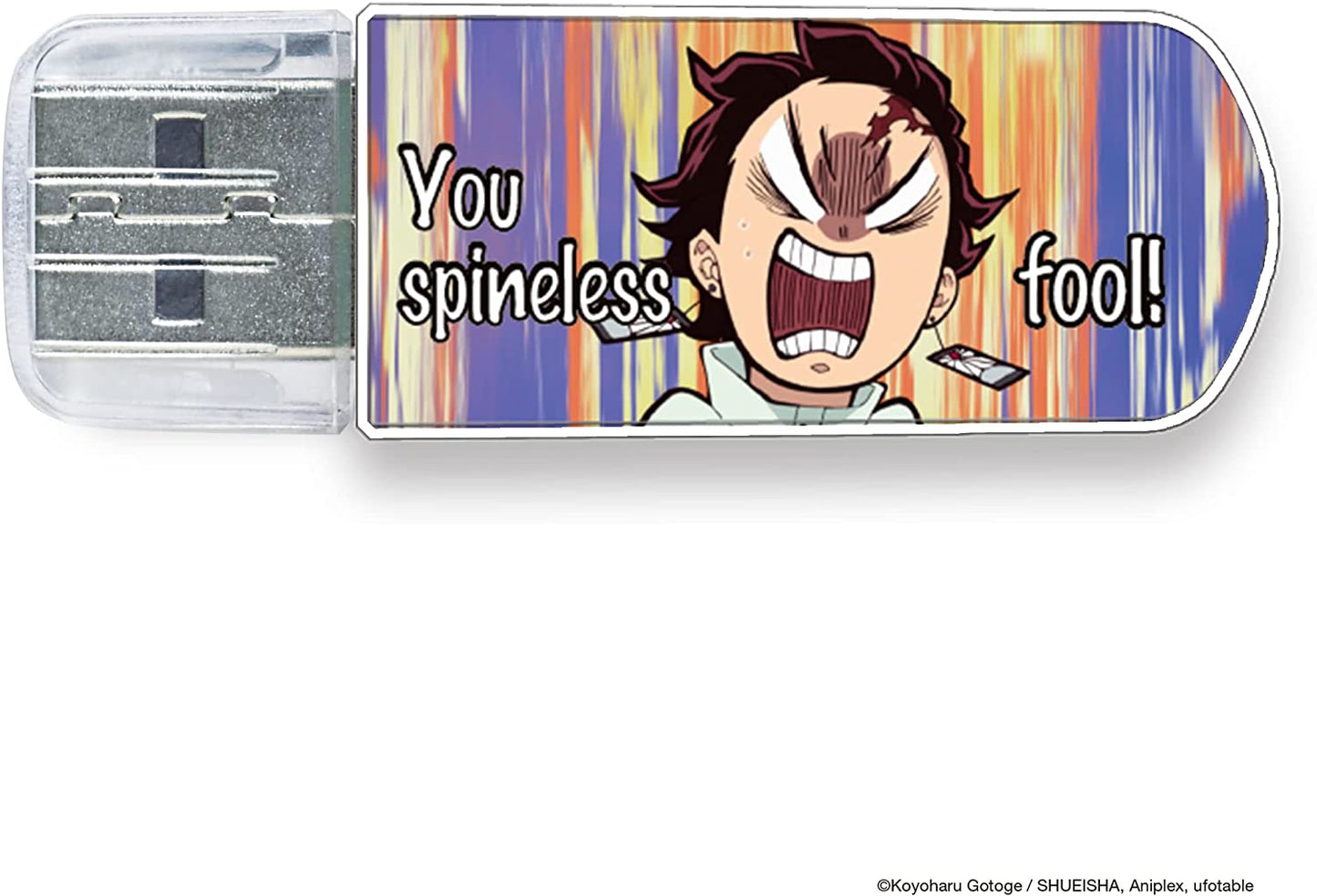 Verbatim Officially Licensed Limited Edition 32GB Demon Slayer: Kimetsu no Yaiba Thumb Drive - Tanjiro Kamado - Anime Design USB 3.0 Flash Drive