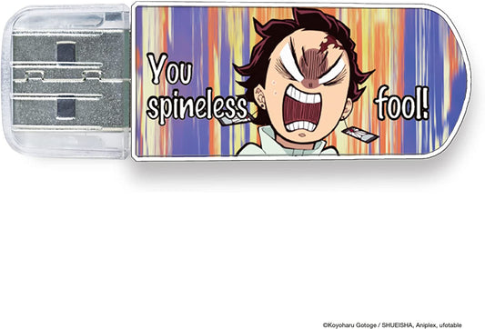 Verbatim Officially Licensed Limited Edition 32GB Demon Slayer: Kimetsu no Yaiba Thumb Drive - Tanjiro Kamado - Anime Design USB 3.0 Flash Drive