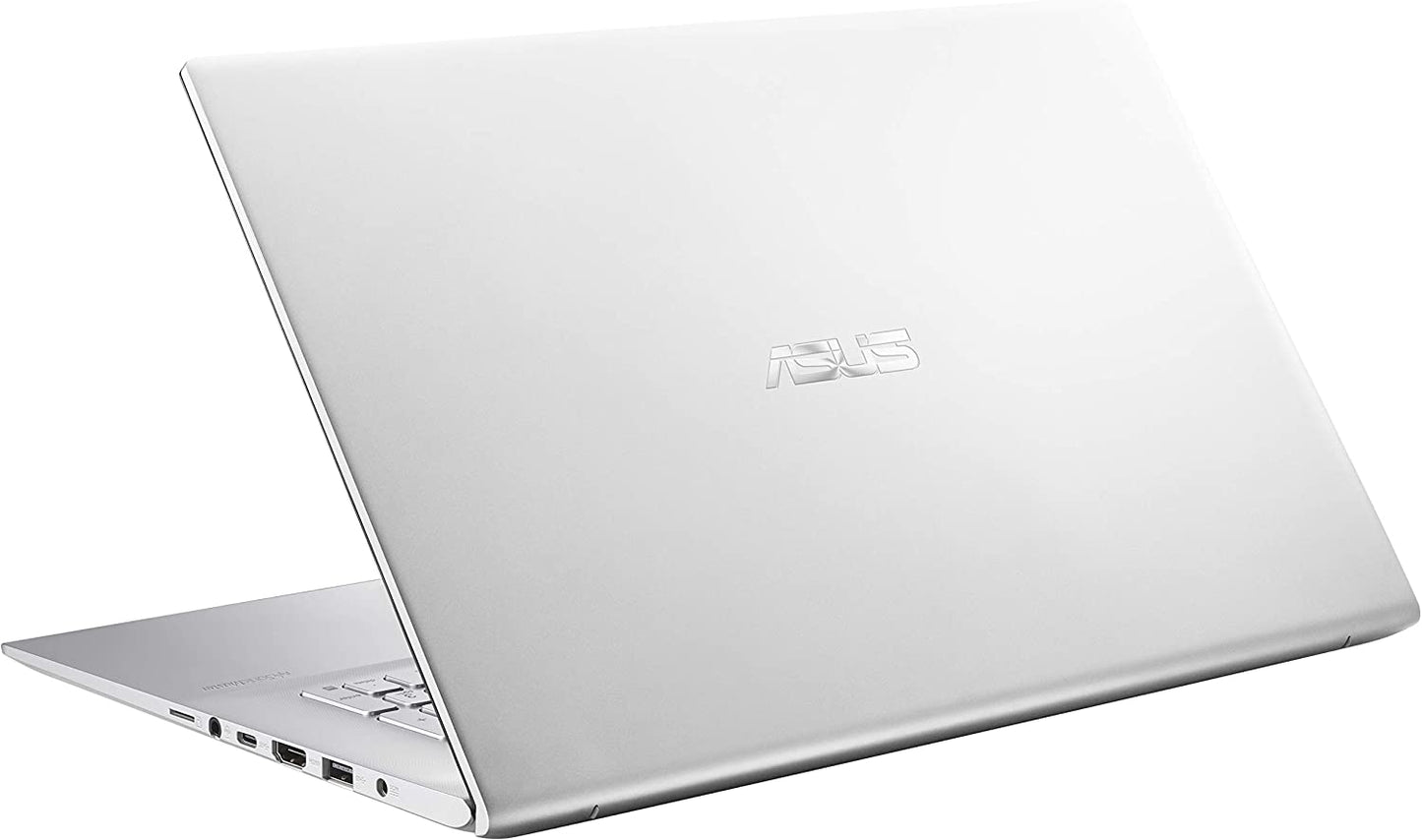ASUS VivoBook 17 M712 Thin and Light Laptop, 17.3” HD+, AMD Ryzen 5 5500U Processor, 8GB DDR4 RAM, 128GB PCIe SSD + 1TB HDD, Radeon Graphics, Windows 11 Home, Transparent Silver, M712UA-DS59-CA