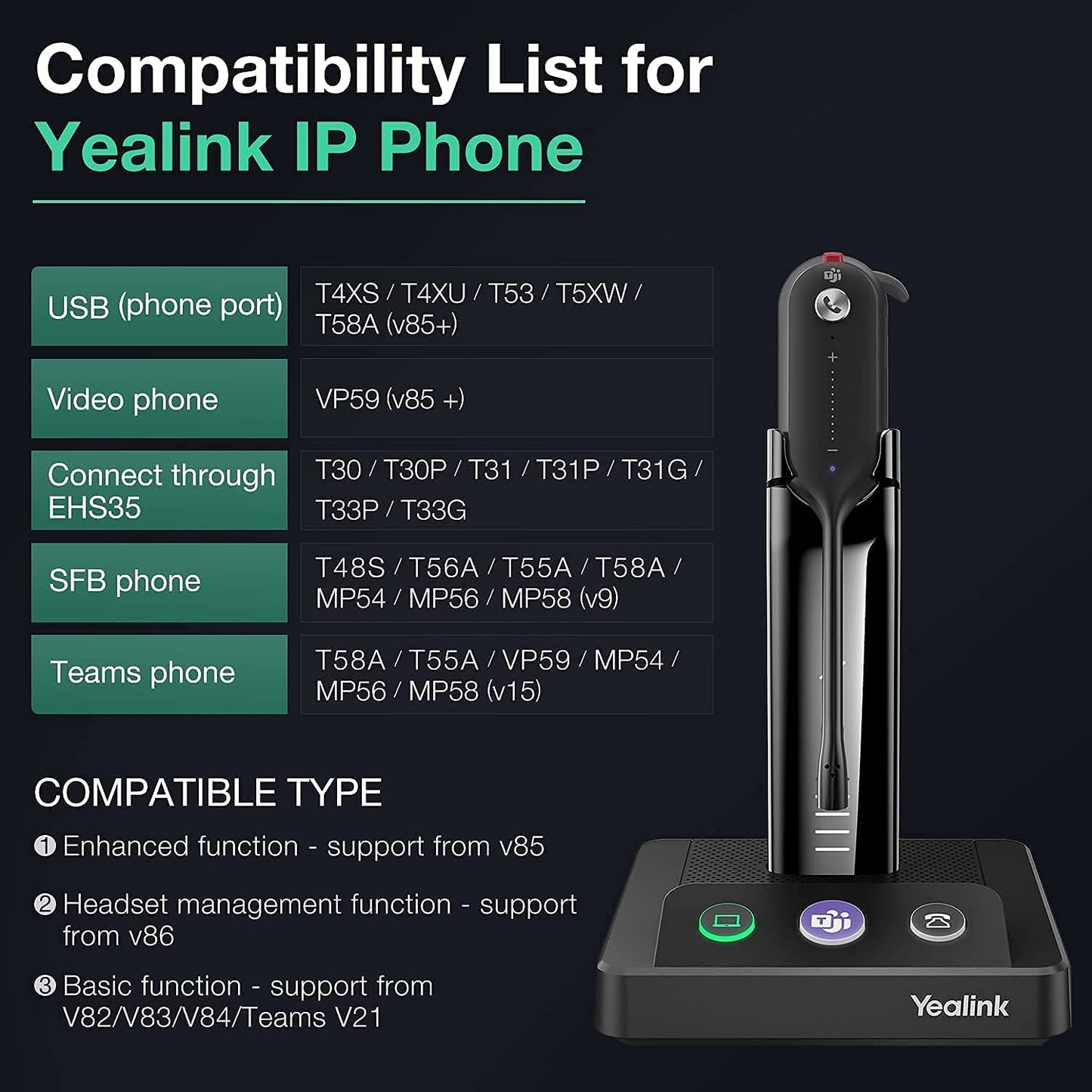 Yealink WH67 Headset