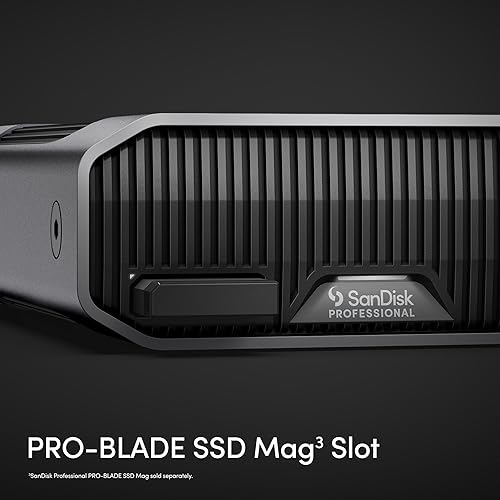 SanDisk Professional 26TB G-Drive Project - External HDD, Thunderbolt 3, USB (10Gbps), 7200RPM Ultrastar Hard Drive, Up to 260MB/s Read - SDPHG1H-026T-NBAAD