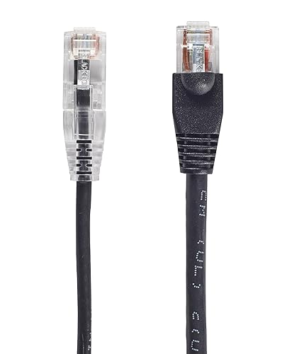 BLACK BOX C6PC28-BK-02 CAT6 250-MHZ STRANDED ETHERNET PATCH CABLE - UNSHIELDED (UTP), CM PVC, SNAGLESS