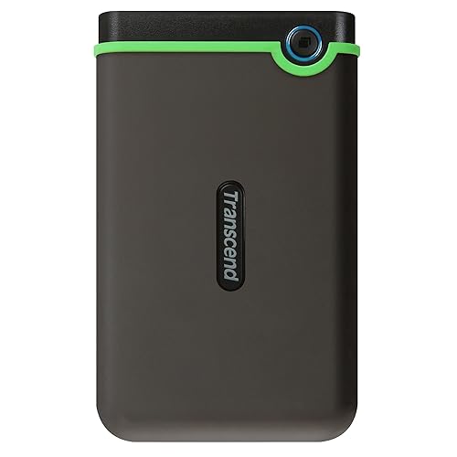 Transcend StoreJet 25M3 4 TB Portable Hard Drive - 2.5" External - Iron Gray - Desktop PC, Notebook Device Supported - USB 3.1 (Gen 1)