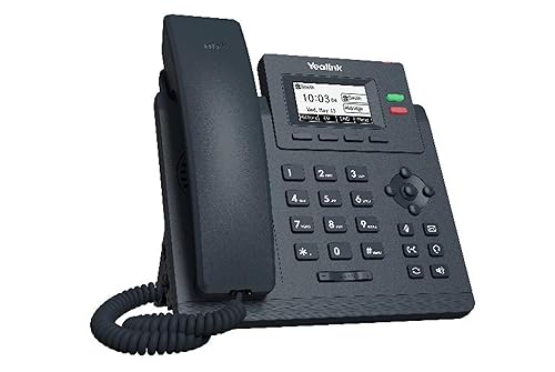 Yealink T31G IP Phone - Corded - Corded - Wall Mountable - Classic Gray - 2 x Total Line - VoIP LCD - 2 x Network (RJ-45) - PoE Ports