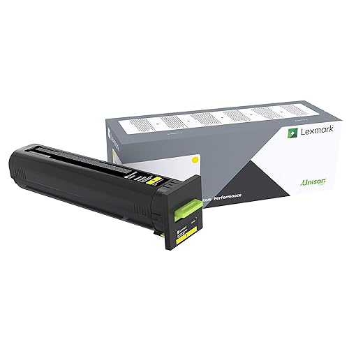 Lexmark Extra High Yield Yellow Toner Cartridge, 22000 Yield (72K0X40)