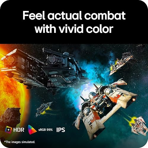 LG 27G411A-B 27-inch Ultragear Full HD (1920 x 1080) IPS Gaming Monitor, 144Hz (O/C), 1ms MBR, NVIDIA G-Sync Compatible, AMD FreeSync, HDR10, HDMI, DisplayPort, Slim Stand, Black 27" 144Hz FHD 1920 x 1080