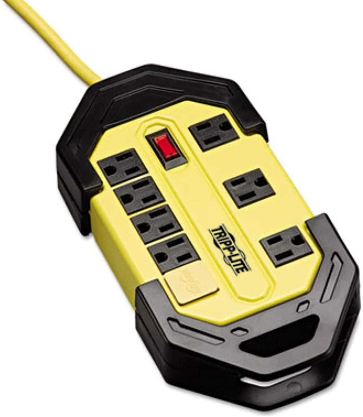 Tripp Lite Power It! 8-Outlet Safety Power Strip, 15-ft. Cord, Hang Holes, Cord Wrap, Outlet Covers