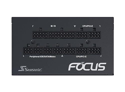 Seasonic Focus GX-850, 850W 80+ Gold, Full-Modular, Fan Control in Fanless, Silent, and Cooling Mode, Perfect Power Supply for Gaming and Various Application, SSR-850FX. 850W FOCUS GX (new) Power Supply
