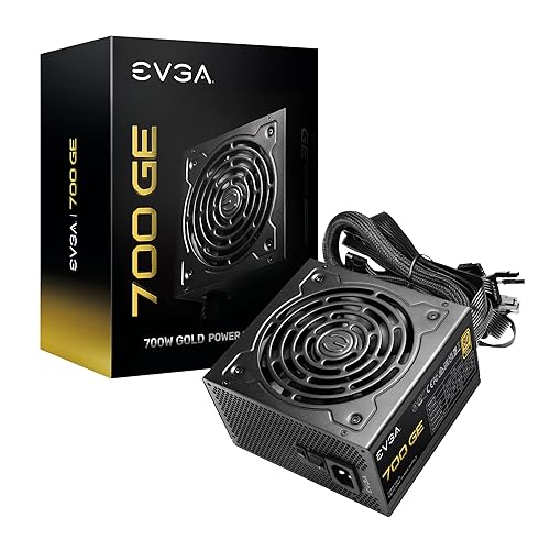 EVGA 700 GE, 80 Plus Gold 700W, Eco Mode, 5 Year Warranty, Power Supply 200-GE-0700-V1