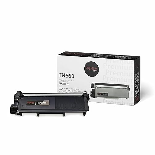 Premium Tone Replacement for Brother TN660 High Yield - Black