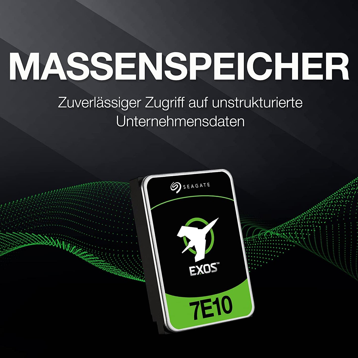 Seagate Exos 7E10 2TB Internal Hard Drive - 3.5 Inches 512e/4KN SAS 12Gbps 7200RPM, 256MB Cache, 2M MTBF, for Business and Data Center (ST2000NM018B)