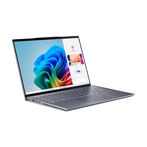 Acer Swift 14 AI Copilot+ PC SF14-11T-X3RZ, 14.5" 2.5K Touch, Snapdragon Elite CPU X1E-78100 (12C), VGA Chip UMA, 16GB DDR5 Memory, 1024GB PCIe SSD, Windows 11