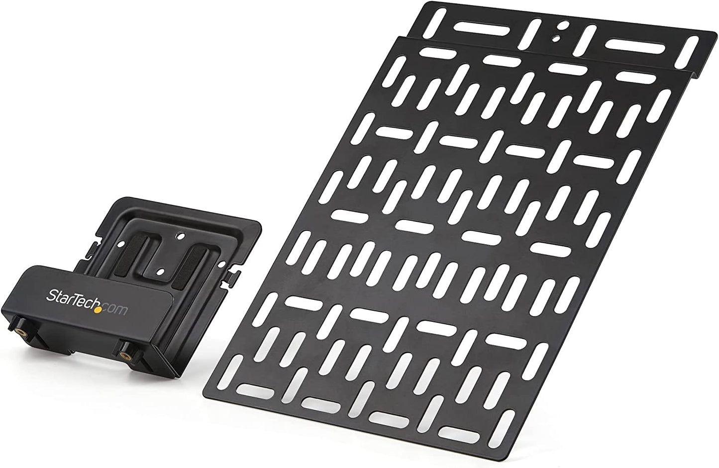StarTech.com Universal TV Accessory Mount - Adjustable TV & Wall Mount Bracket - Media Players/Router/Modem/AV Switches & Extenders/Apple TV - Hidden Cable Box Mount Behind TV - 11lb (5kg) (MDBOXMNT)