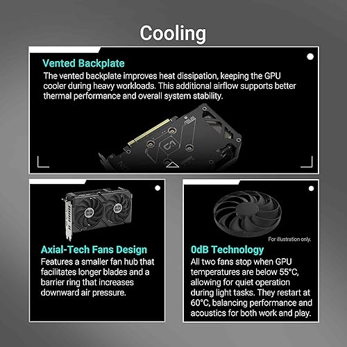 ASUS Dual Radeon™ RX 9060 XT 16GB GDDR6 Graphics Card (PCIe 5.0, HDMI 2.1b, DisplayPort 2.1a, 2.5-Slot Design, Axial-tech Fan Design, 0dB Technology, and More)