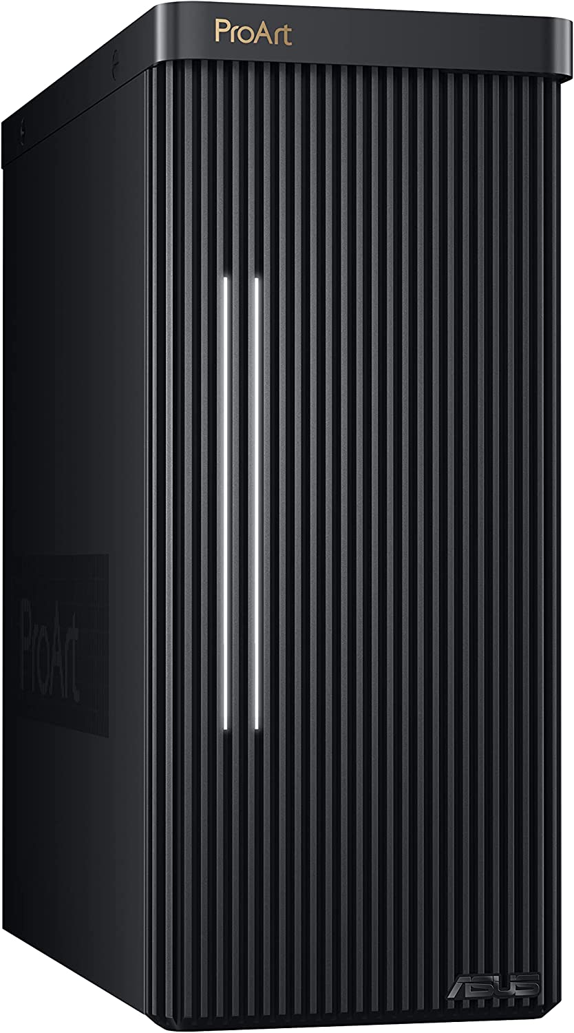 ASUS ProArt Station PD5 prebuilt Desktop, Intel Core i7 Processor, 32GB DDR4, 1TB PCIe SSD + 2TB HDD, NVIDIA® GeForce RTX™3070, Windows 11 Home, PD500TC-PAI770-CB, Black