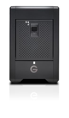 SanDisk Professional 104TB G-RAID Shuttle 4 - Enterprise-Class 4-Bay External Hard Drive, Thunderbolt 3 and USB-C, Transportable, Hardware RAID - SDPH34H-104T-NBAAB