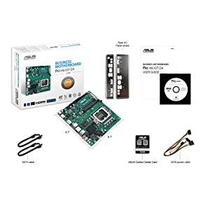 ASUS Pro H610M-CT D4-CSM LGA 1700(Intel 12th Gen&Intel vPro)TCO-optimized Commercial Motherboard( PCIe 4.0,DDR4, DP/HDMI/D-Sub,USB 3.2 Gen 2,M.2 E slot,TPM IC onboard,SMBUS,ACCE, Boot Defender)