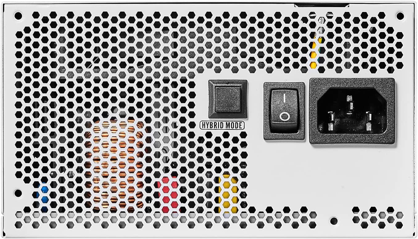 Antec NeoECO Series NE850G M White, 80 Plus Gold Certified, 850W Full Modular with PhaseWave Design, Japanese Caps, Zero RPM Manager, 120 mm Silent Fan, ATX 12V 2.4 & 7-Year Warranty