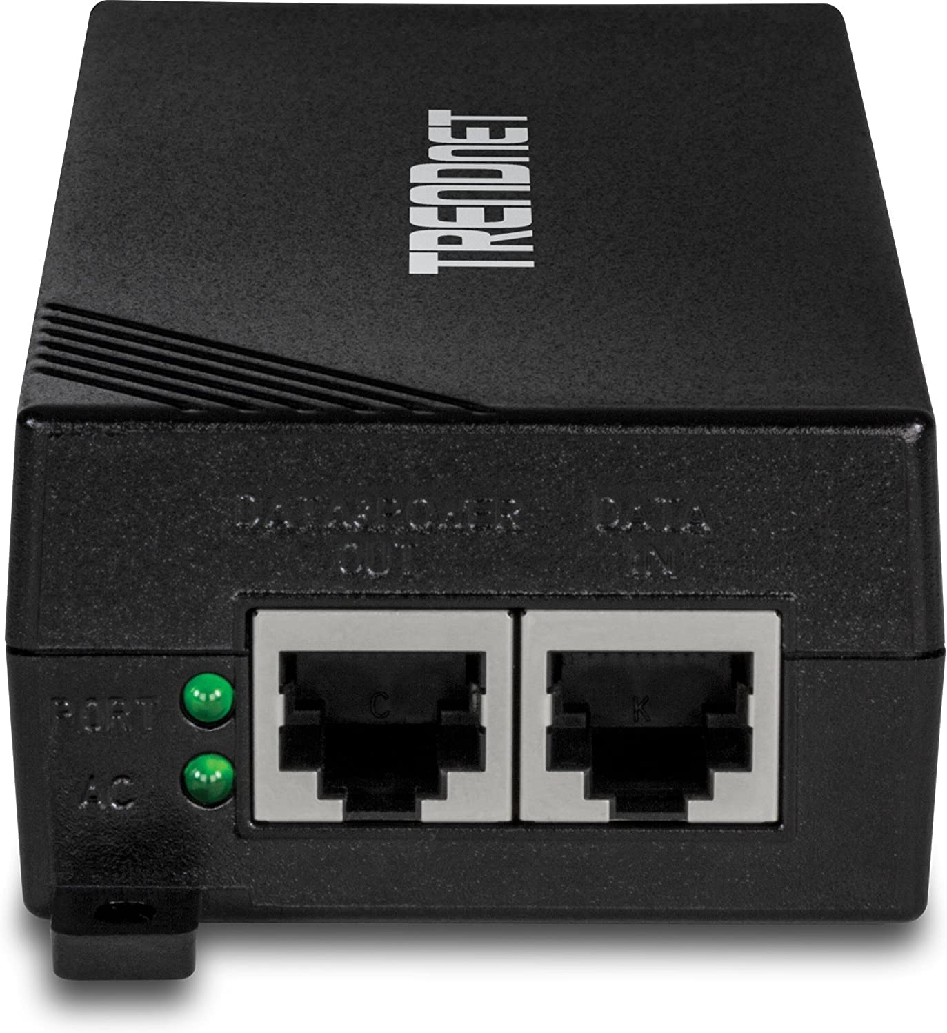 TRENDnet Gigabit Power Over Ethernet Plus Injector, Converts Non-Poe Gigabit To Poe+ Or PoE Gigabit, Supplies PoE (15.4W) Or PoE+ (30W) Power Network Distances Up To 100M (328 ft.), Black, TPE-115GI