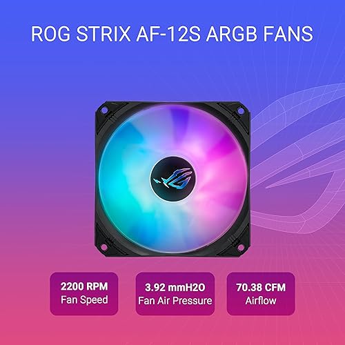 ASUS ROG Strix LC III 360 ARGB LCD All-in-one CPU Liquid Cooler - Intel® LGA 1700, 1200, 115X - AMD Socket AM4, AM5 – with 2.1" IPS LCD, Asetek’s New Gen7 v2 Pump, and Premium ROG ARGB Fans Gen III 360mm|ARGB|LCD