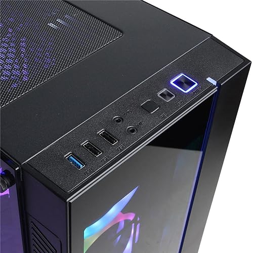 CyberPowerPC Gamer Master Gaming Desktop Computer, AMD Ryzen 3 4100 3.8GHz, 8GB RAM, 500GB SSD, NVIDIA GeForce RTX 3050 8GB, Windows 11 Home