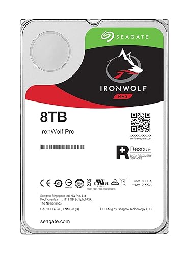 Seagate IronWolf Pro ST8000NE001 Internal 3.5 8000 GB Serial ATA III Hard Drive