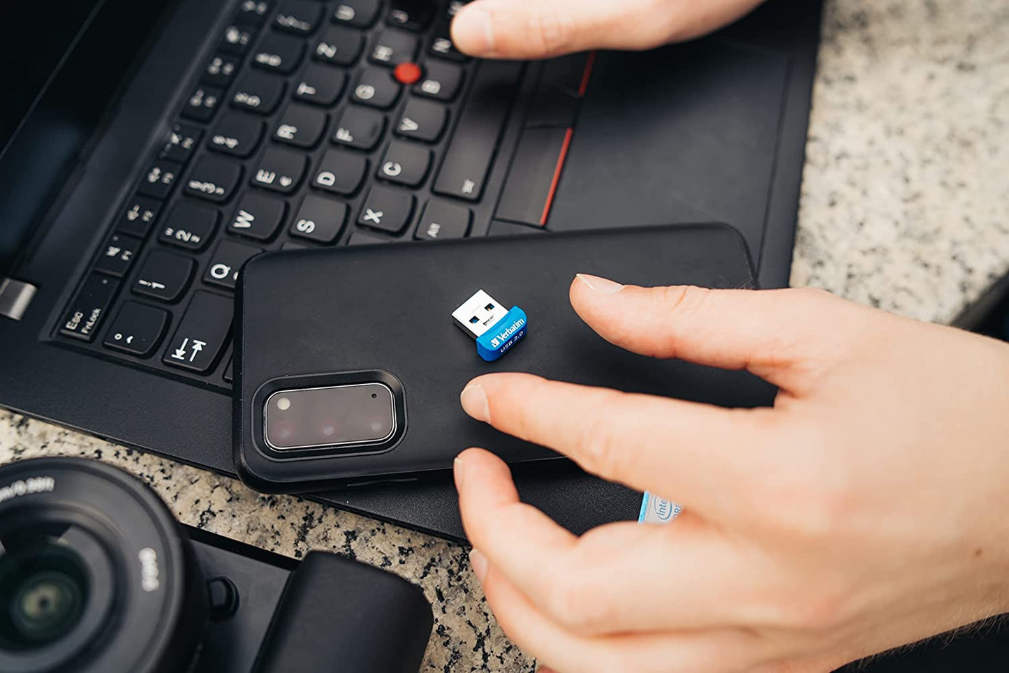 Verbatim 16GB Store 'n' Stay Nano USB 3.0 Flash Drive - Blue - 98709