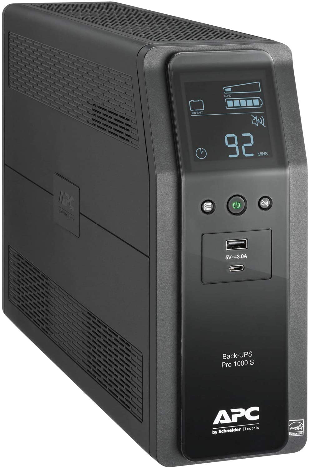 APC UPS 1000VA Sine Wave UPS Battery Backup and Surge Protector, BR1000MS Backup Battery Power Supply with AVR, (2) USB Charger Ports 1000VA Power Supply