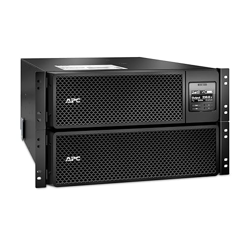 APC SRT10KRMXLT-IEC Smart-UPS SRT 10000VA RM - UPS (Rack-mountable) - AC 208/220/240 V - 10 kW - 10000 VA - Ethernet 10/100, USB - 14 Output Connector(s) - 6U