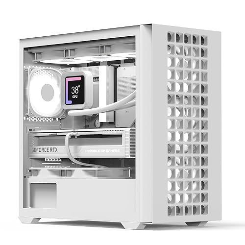 AeroCool D302A Mini Towerhoes, 360 mm radiatorondersteuning, 11 ventilatorsleuven, 410 mm GPU, naar achteren gericht m-ATX/Mini-ITX- moederbord, USB Type-C, magnetisch stoffilter, mesh voorpaneel AeroCool D302A Mini Towerhoes, 360 mm radiatorondersteuning, 11 ventilatorsleuven, 410 mm GPU, naar achteren gericht m-ATX/Mini-ITX- moederbord, USB Type-C, magnetisch stoffilter, mesh voorpaneel