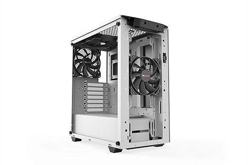 be quiet! Pure Base 500DX ATX Midi Tower PC case | ARGB | 3 Pre-Installed Pure Wings 2 Fans | Tempered Glass Window | White | BGW38 BGW38 Case