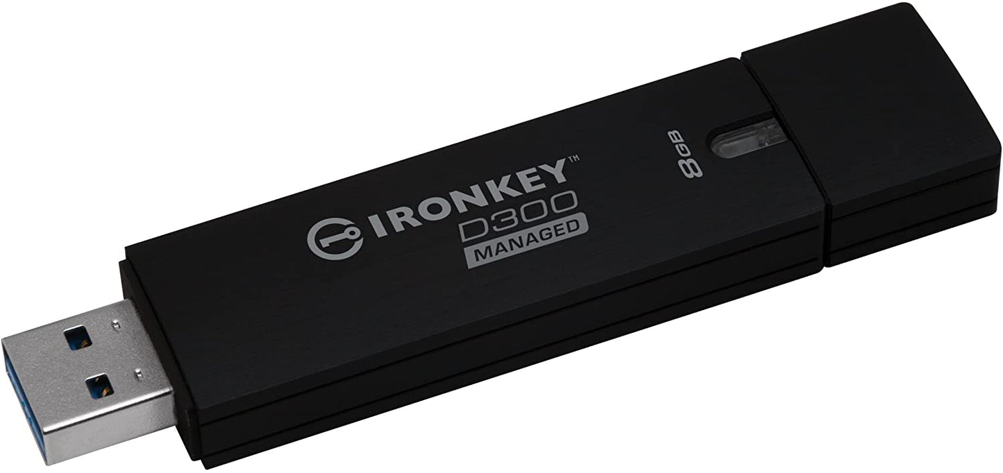 Kingston - IKD300SM/32GB - MF IKD300SM 32GB 32GB D300SM AES 256 XTS Encrypted USB Drive Retail