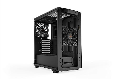 be quiet! Pure Base 500DX ATX Mid Tower PC case | ARGB | 3 Pre-Installed Pure Wings 2 Fans | Tempered Glass Window | Black | BGW37 BGW37 Case