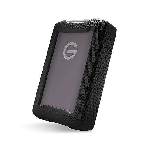 SanDisk Professional 6TB G-Drive ArmorATD, Dust, Drop, Shock and Water Resistant, Portable Rugged External HDD, Up to 130MB/s, USB-C (5Gbps), USB 3.2 Gen 1, Thunderbolt 3