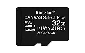Kingston 32GB microSDHC Canvas Select Plus 100MB/s Read A1 Class10 UHS-I Memory Card w/o Adapter SDCS2/32GBSP
