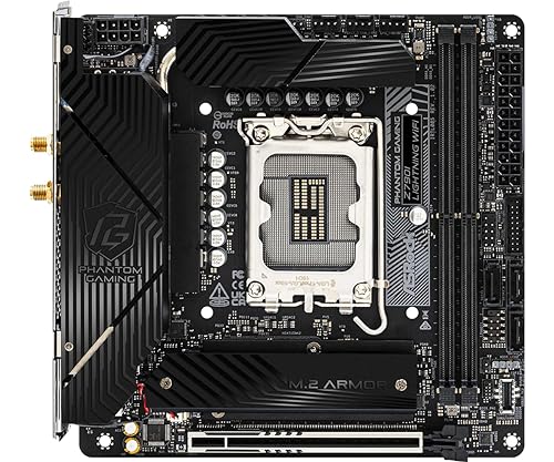 ASRock Phantom Gaming Z790I Lightning WiFi 2 x DDR5 8600 LGA1700 96GB Mini-ITX HDMI DisplayPort Motherboard Z790 I Lightning WiFi
