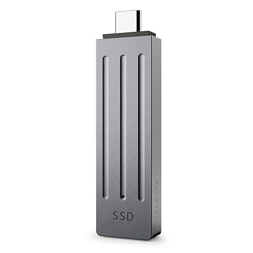 Seagate Ultra Compact SSD 1TB External Solid State Drive - USB-C, speeds up to 1,000MB/s, IP54, Compatible with Mac and PC (STMX1000400)
