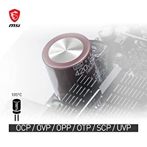 Msi MPG A850G PCIE 5 & ATX 3.0 Gaming Power Supply - Full Modular - 80 Plus Gold Certified 850W - 100% Japanese 105°C Capacitors - Compact Size - ATX PSU