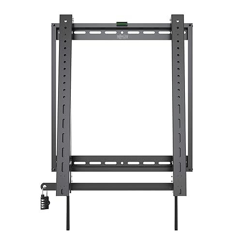 Tripp Lite Vertical TV Wall Mount Brackets (VESA Wall Mount), Portrait TV Mount, Heavy Duty, Anti-Theft, Fixed, 45” to 70” (DWFPSC4570M)