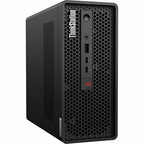 Lenovo - 30HA001EUS - Lenovo ThinkStation P3 30HA001EUS Workstation - Intel Core i9 Tetracosa-core (24 Core) i9-13900T 13th Gen 1.10 GHz - 16 GB DDR5 SDRAM RAM - 512 GB SSD - Mini-tower - Intel W680