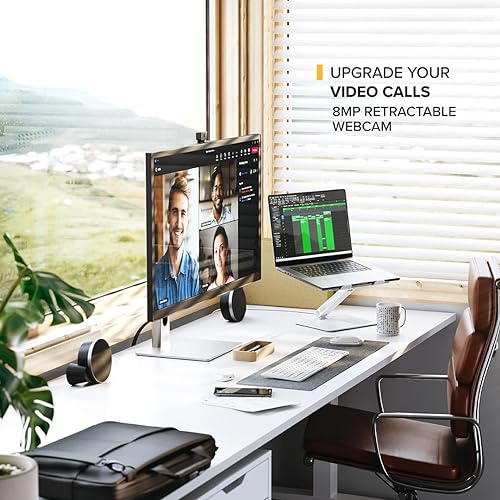 ALOGIC Clarity Pro 27" UHD 4K Monitor with USB-C Power Delivery and Inbuilt 8MP Auto Retractable Webcam