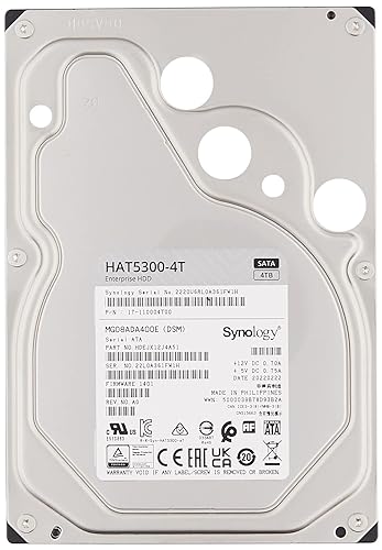 Synology HAT5300-4T Internal Hard Drive 3.5 4000 GB Serial ATA III