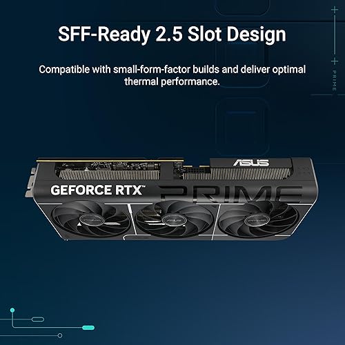 ASUS Prime GeForce RTX™ 5070 12GB GDDR7 Graphics Card (PCIe® 5.0, 12GB GDDR7, HDMI®/DP 2.1, 2.5-Slot, Axial-tech Fans, Dual BIOS)