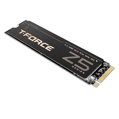 TEAMGROUP T-FORCE Z540 1TB DRAM SLC Cache 3D TLC NAND NVMe Phison E26 PCIe Gen5x4 M.2 2280 Gaming SSD with Ultra-Thin Graphene Heat Spreader Read/Write 11700/9500 MB/s TM8FF1001T0C129 1TB Gen5 Z540