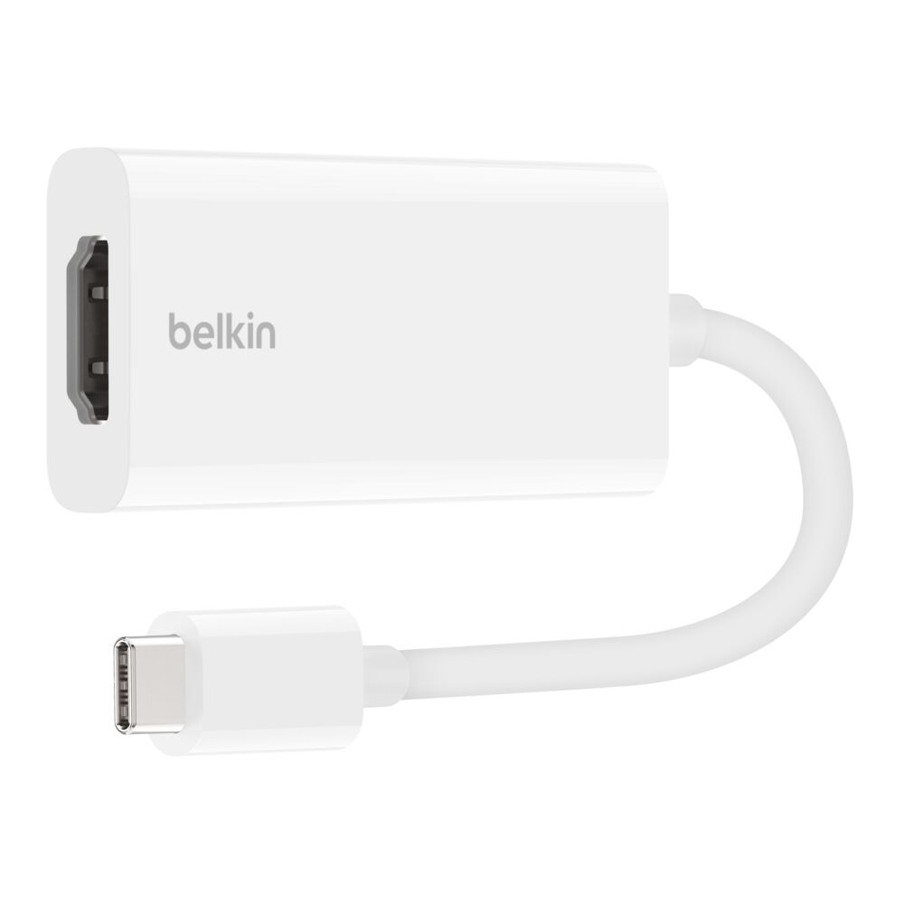 Belkin USB-C to HDMI Adapter (supports Dolby Vision) - 1 × HDMI Digital Audio/Video - Female - 1 × USB Type C - Male - 3840 x 2160 Supported