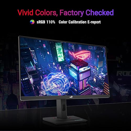 ASUS ROG Strix 25” (24.5-inch viewable) 1080P HDR Esports Gaming Monitor (XG259QNG) ? Full HD, 380 Hz, Fast IPS, 0.3ms, Extreme Low Motion Blur, AI Technology, DisplayWidget