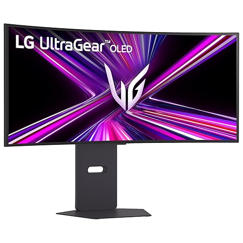 LG Ultragear™ 34GX900A 34" OLED WQHD Curved Gaming Monitor – 240Hz, 0.03ms, USB-C 65W PD, HDMI 2.1, G-SYNC, FreeSync Premium Pro