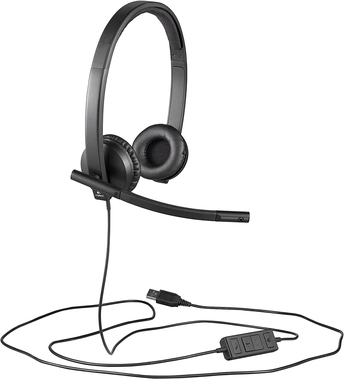 Logitech USB Headset H570e Stereo - Black stereo Standard Packaging